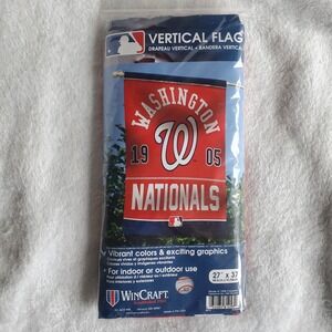 NEW Washington Nationals MLB Baseball 27" x 37" Banner Flag Team Logo Sports